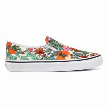 Damske Slip On Tenisky Vans Multi Tropic Classic Viacfarebný Modre/Biele VA51ZOGDU